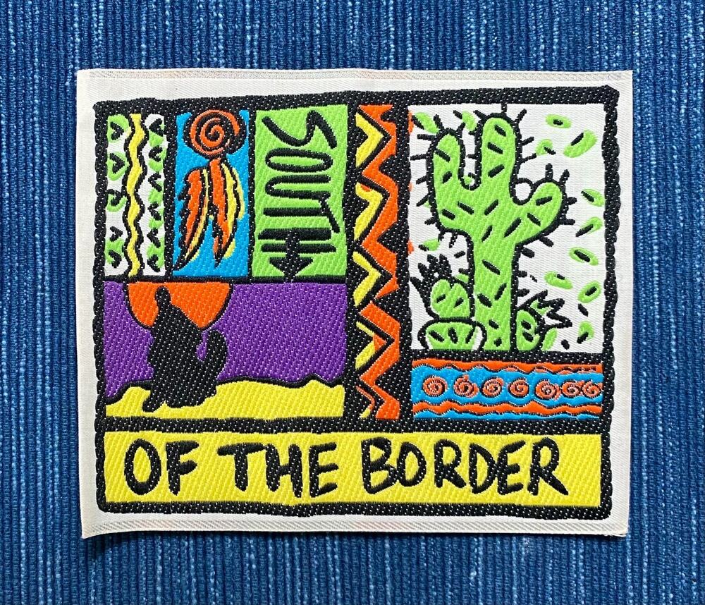 TDI Fashion Patch South of the Border Vintage 1989 Iron On Sew on